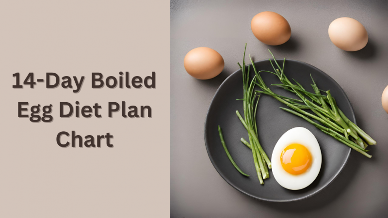 14-Day Boiled Egg Diet Plan Chart